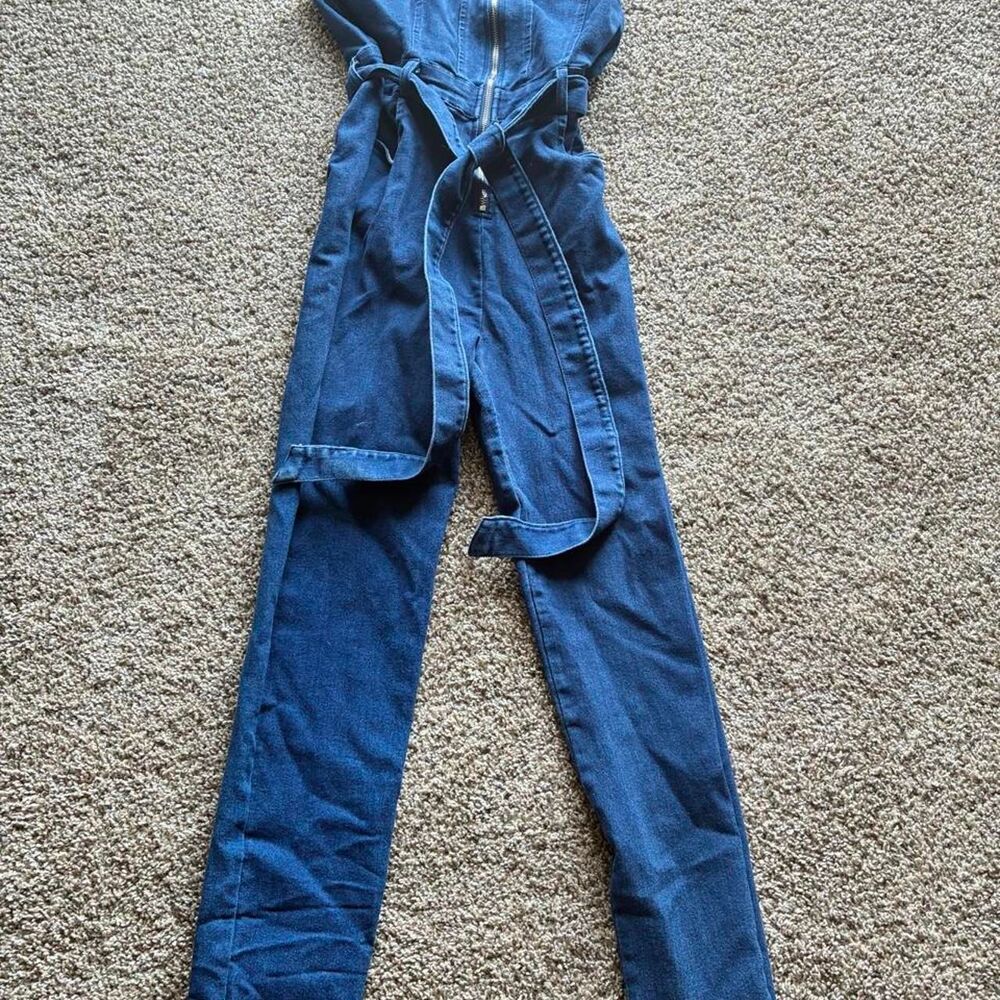 Iris-fashion Women's Blue and Navy Jumpsuit